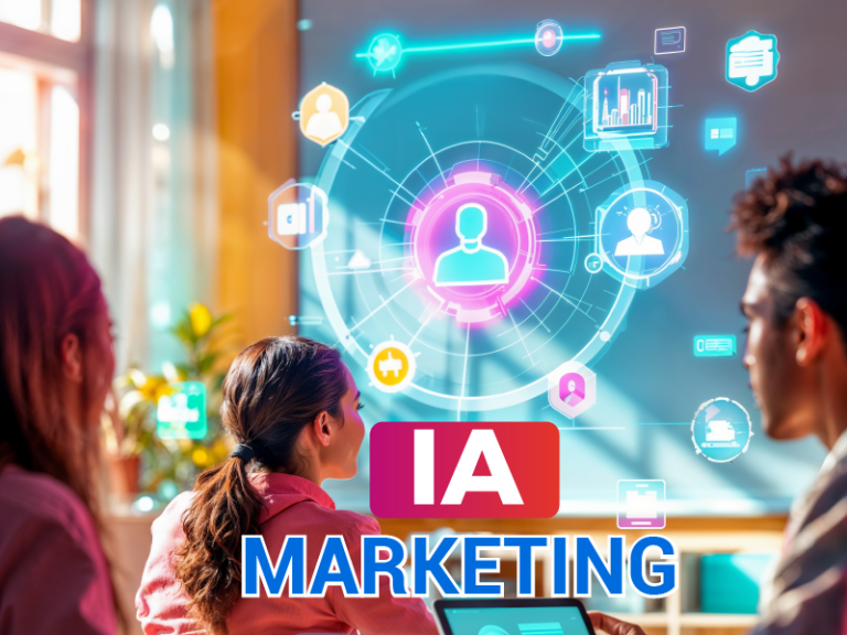 Tres personas interactuando con la IA